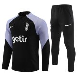 23/24 Tottenham Hotspur Black Soccer Training Suit Mens