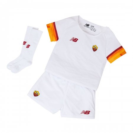 21/22 AS Roma Away Kids Soccer Jersey+Short+Socks