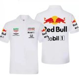 Red Bull Aston Martin Racing 2021 White F1 Team Polo Jersey Man