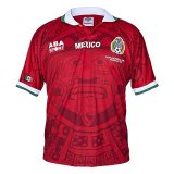 (Retro) 1998 Mexico Red Soccer Jersey Mens