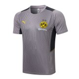 21/22 Borussia Dortmund Grey Soccer Training Jersey Mens