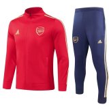 23/24 Arsenal Red Soccer Training Suit Jacket + Pants Mens