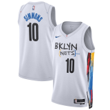 (Ben Simmons #10) 22/23 Brooklyn Nets White Swingman Jersey - City Mens