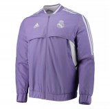 23/24 Real Madrid Purple All Weather Windrunner Soccer Jacket Mens