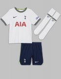 22/23 Tottenham Hotspur Home Soccer Jersey + Short + Socks Kids