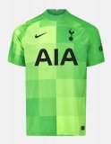 21/22 Tottenham Hotspur Goalkeeper Short Sleeve Mens Soccer Jersey