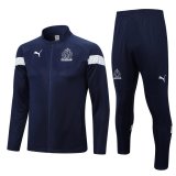 22/23 Olympique Marseille Royal Soccer Training Suit Jacket + Pants Mens