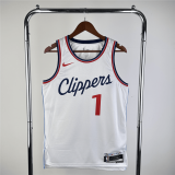 (HARDEN - 1) 2024 Los Angeles Clippers White Swingman Jersey Mens