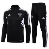 23/24 Atletico Mineiro Black Soccer Training Suit Jacket + Pants Mens