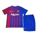21/22 Barcelona Home Soccer Kit (Shirt + Short) Kids