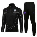 21/22 PSG Black Soccer Training Suit(Jacket + Pants) Man