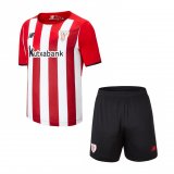 21/22 Athletic Bilbao Home Soccer Jersey + Short Kids