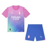 23/24 AC Milan Third Soccer Jersey + Shorts Kids