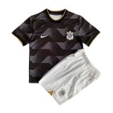 22/23 Corinthians Away Soccer Jersey + Shorts Kids