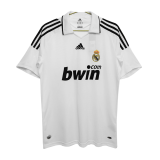 2008/2009 Real Madrid Retro Home Soccer Jersey Mens