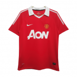 2010/2011 Manchester United Retro Home Soccer Jersey Mens