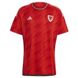 2022 Wales Home Soccer Jersey Mens