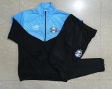 22/23 Gremio Blue - Black Soccer Training Suit Jacket + Pants Mens
