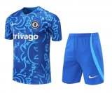 22/23 Chelsea Blue 3D Soccer Jersey + Shorts Mens