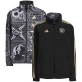 23/24 Arsenal Black Full-Zip On-Field Reversible Windrunner Soccer Jacket Mens