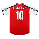 (Retro Bergkamp #10) 2000/2001 Arsenal Home Soccer Jersey Mens