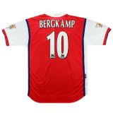 (Retro Bergkamp #10) 1998/99 Arsenal Home Soccer Jersey Mens