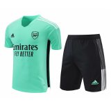 21/22 Arsenal Green Soccer Kit (Jersey + Short) Mens