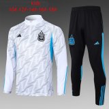 23/24 Argentina White Soccer Training Suit Kids