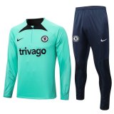 22/23 Chelsea Green Soccer Training Suit Mens