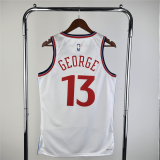 (GEORGE - 13) 2024 Los Angeles Clippers White Swingman Jersey Mens