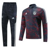 22/23 Bayern Munich Dark Red Soccer Training Suit Mens