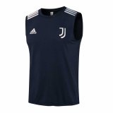 21/22 Juventus Navy Soccer Singlet Jersey Man