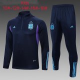 2023 Argentina Navy Soccer Training Suit Kids
