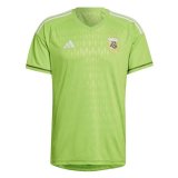 2024 Argentina Goalkeeper Yellow Soccer Jersey Mens