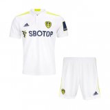 21/22 Leeds United Home Kids Soccer Kit Jersey + Short