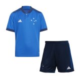 23/24 Cruzeiro Home Soccer Jersey + Shorts Kids