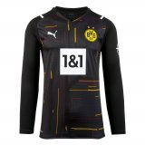 21/22 Borussia Dortmund Goalkeeper Black Long Sleeve Mens Soccer Jersey