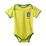 2022 Brazil Home Baby Infant Soccer Jersey