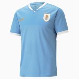 2022 Uruguay Home Soccer Jersey Mens