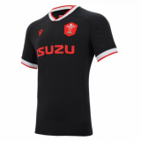 20/21 Wales Away Black Rugby Man Soccer Jersey