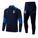 2020-21 Italy Navy Men Soccer Training Suit