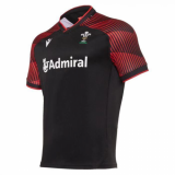 20/21 Wales 7ers Away Black Rugby Man Soccer Jersey