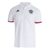 21/22 Flamengo White Soccer Polo Jersey Mens