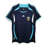 2006 Argentina Retro Away Soccer Jersey Mens