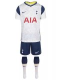 20/21 Tottenham Hotspur Home White Kids Soccer Whole Kit (Jersey + Short + Socks)
