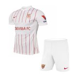 21/22 Sevilla Home Kids Soccer Jersey + Short
