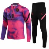 21/22 PSG x Jordan Pink Soccer Training Suit Mens