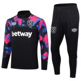 23/24 West Ham United Black Soccer Training Suit Mens