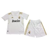 2011/2012 Real Madrid Retro Home Soccer Jersey + Shorts Kids