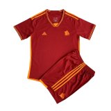 23/24 Roma Home Soccer Jersey + Shorts Kids
